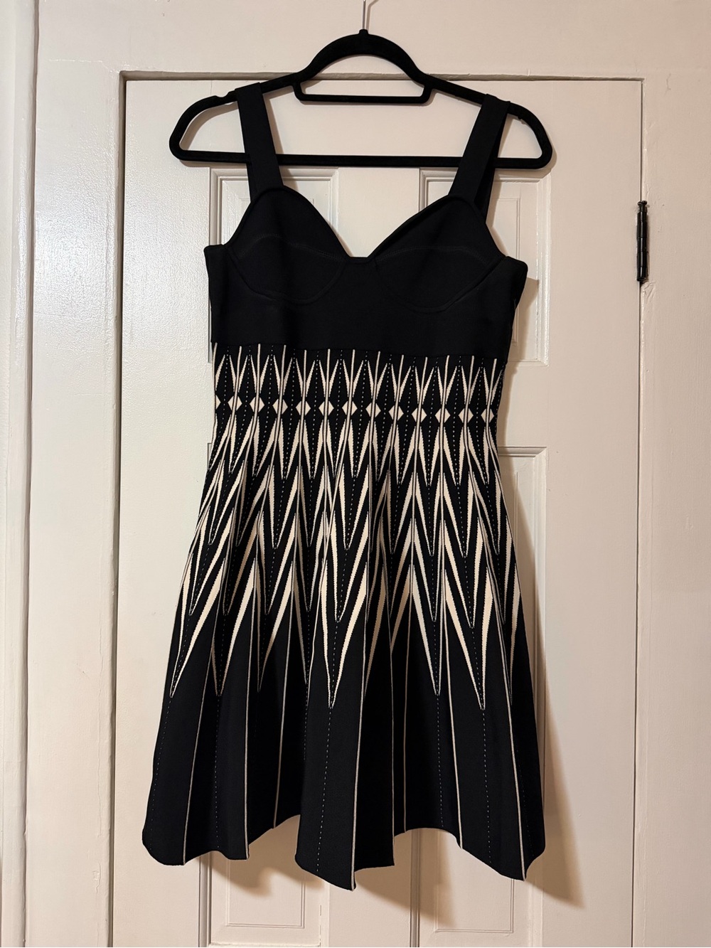 Alexander McQueen Chevron Mini Dress